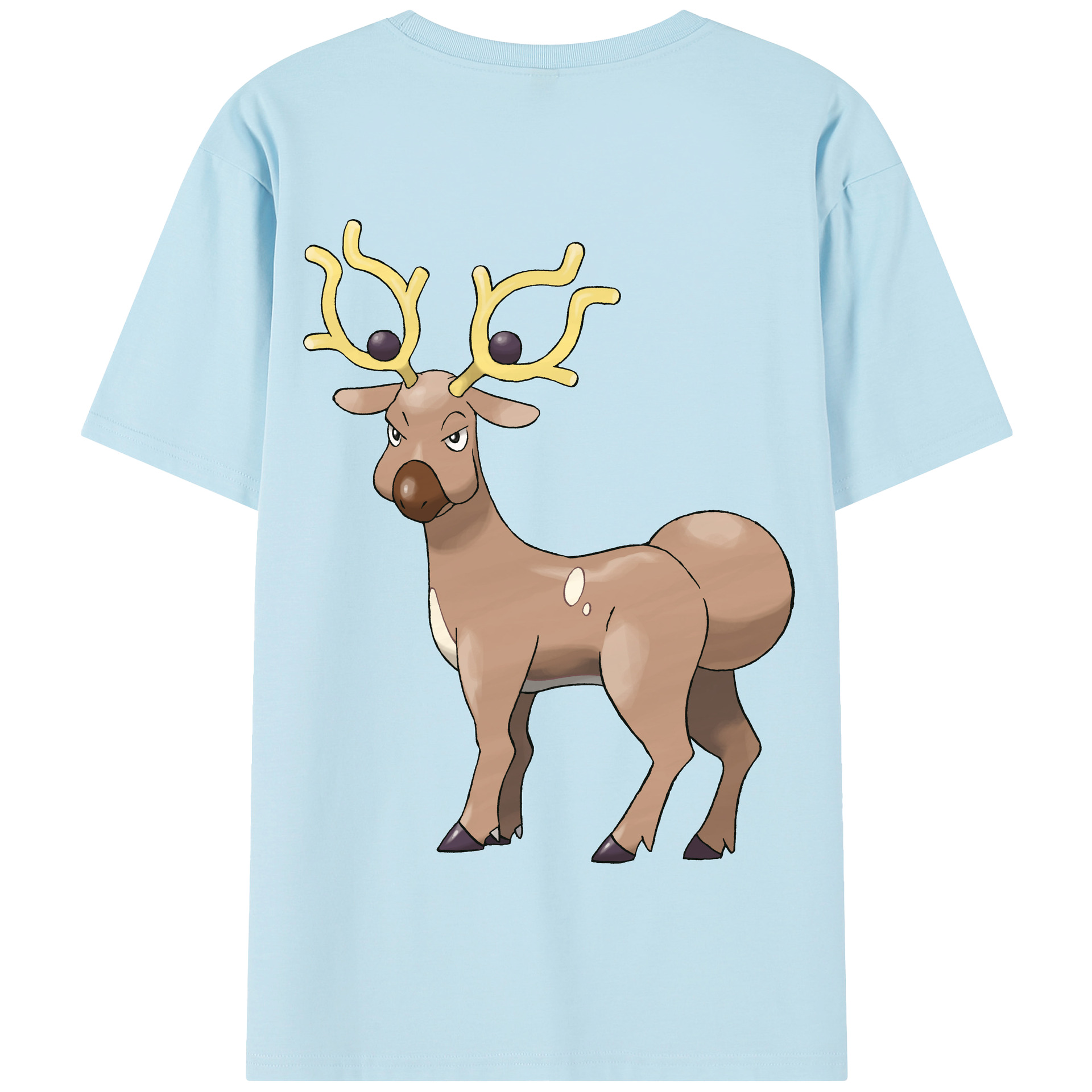 （画像用） ポケットモンスター Pokémon 綿100％半袖Tシャツ（背面プリント）